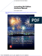 Financial Accounting 5th Edition Spiceland Solutions Manual