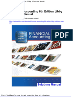 Financial Accounting 8th Edition Libby Solutions Manual