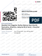 Ticket 1 of 2: Double Fun-Reguler Dufan Bonus Sea World, Samudra, Atlantis, Jakarta Bird Land + Voucher Merchandise