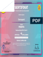 Sertifikat Peserta Darmayanti