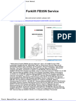 Mitsubishi Forklift Fb35n Service Manual