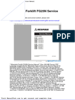 Mitsubishi Forklift Fg25n Service Manual