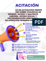 Programa Protocolo de Actuación Frente A Denuncias Sobre Violencia de Género, Acoso y Maltrato Laboral, Acoso Sexual y Discriminación Arbitraria en APS Temuco