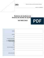 Auditoria Interna de Check List - CLIENTE - DATA - REV 01 - 9k