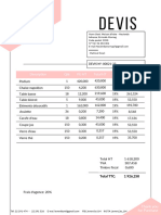 Blue and White Modern Business Marketing Invoice 1