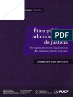 Etica Publica y Administracion de Justicia