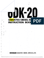 Daihatsu DK 20 Manual
