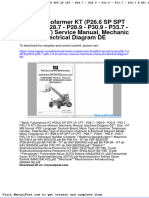 Merlo Turbofarmer KT p26 6 SP SPT LP LPT p28 7 p28 9 p30 9 p33 7 p35 7 K KT Service Manual Mechanic Manual Electrical Diagram de