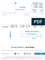 Documento Factura SimpleTV