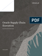 Functional Overview - Oracle Fusion Supply Chain Execution Cloud