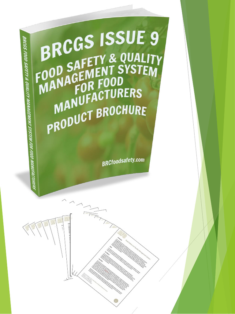 BRCGS Issue 9 Food Safety Management System Brochure | PDF | Hazard ...