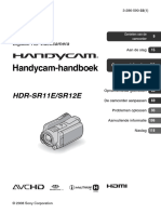 Manual Sony Camare Hdr-Sr11e/sre12e