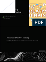 Creative Thinking 2