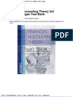 Financial Accounting Theory 3rd Edition Deegan Test Bank