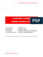 Alur Tujuan Pembelajaran (ATP)