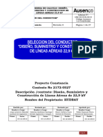 Cam-136-010-El-Mc-01 Selección Del Conductor