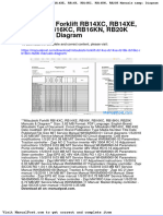 Mitsubishi Forklift Rb14xc Rb14xe Rb16k Rb16kc Rb16kn Rb20k Manuals Diagram