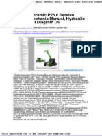 Merlo Panoramic p25 6 Service Manual Mechanic Manual Hydraulic Electrical Diagram de