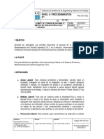 PRC-SST-002 Procedimiento para Reporte y Seguimiento de Quejas Del Comite de Convivencia Laboral PROMAC