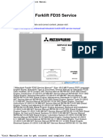 Mitsubishi Forklift Fd35 Service Manual