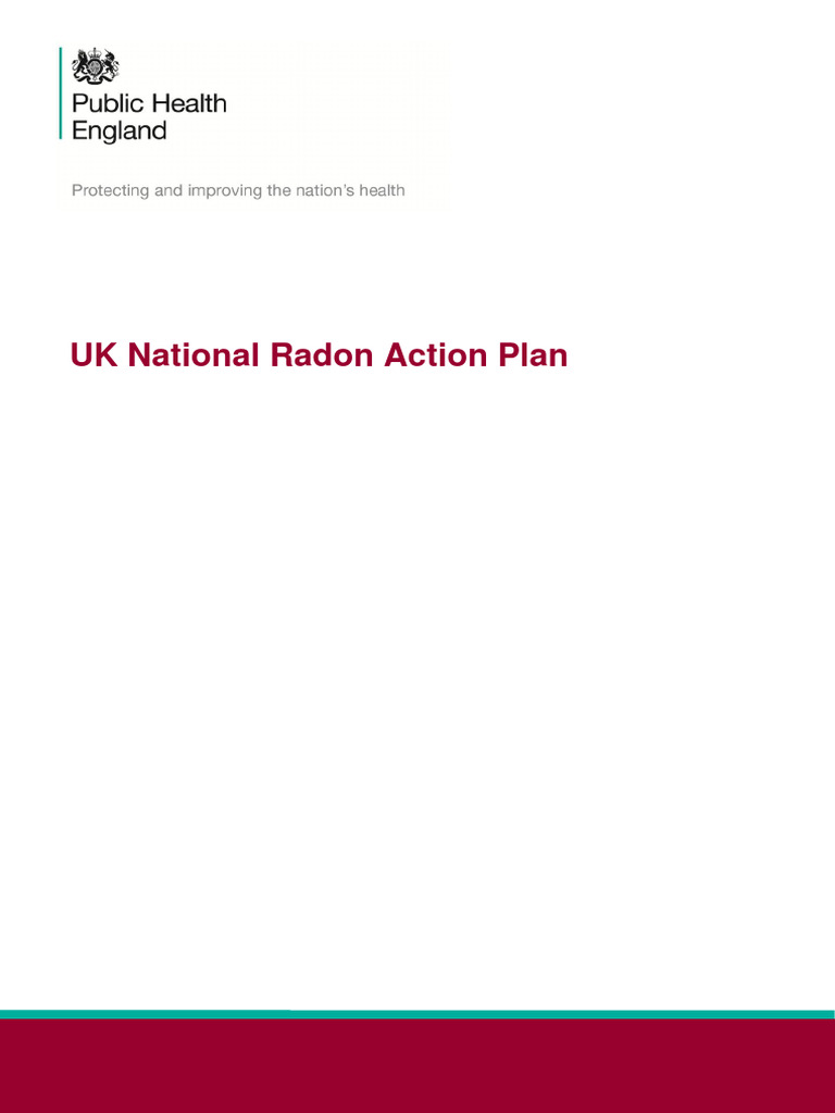 UK_National_Radon_Action_Plan PDF Radioactive Decay Occupational