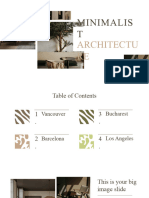 Minimal Architecture Real Estate Presentation Brown Variant