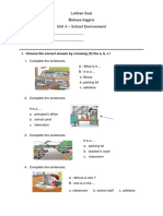 Latihan Soal Unit 4 School Environment Arjuna