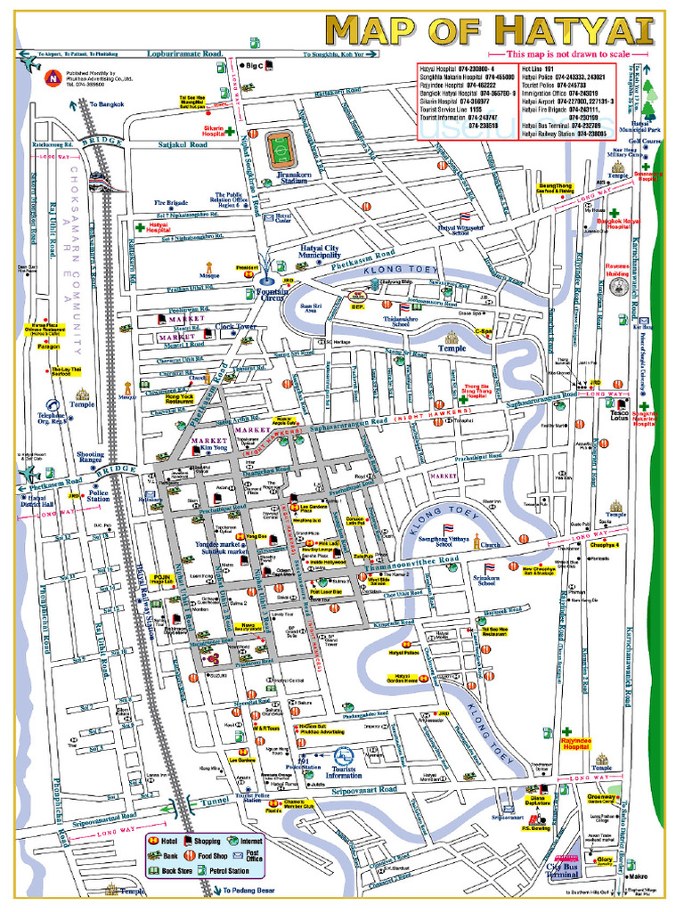 Map of Hatyai | PDF