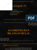 Kelompok 10 Algoritma Dan Bilangan Bulat