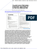 Mitsubishi Forklift 2019 Fbc22n2 Fbc30n2 Schematic Operation Maintenance Service Manual en