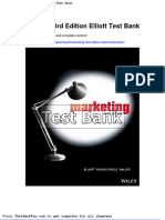 Marketing 3rd Edition Elliott Test Bank