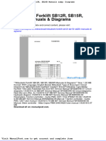 Mitsubishi Forklift Sb12r Sb15r Sb20r Manuals Diagrams