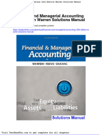 Financial and Managerial Accounting 12th Edition Warren Solutions Manual
