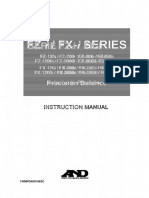 Fx-3000i (Eletronic Balance) en Manual