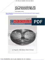 Calculus Early Transcendentals 4th Edition Rogawski Solutions Manual