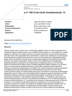 Sentencia de Tutela N 13613 de Corte Constitucional 13 de Ma