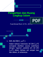 Pertemuan 1 Dan 2 Ruang Lingkup Islam