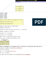 Identidades de Trigonometría