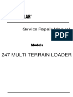 Caterpillar Cat 247 MULTI TERRAIN LOADER (Prefix CML) Service Repair Manual (CML00001 and Up)