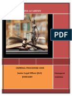 JLO English Criminal Procedure Code