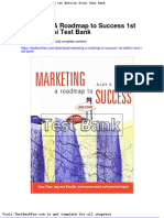 Marketing A Roadmap To Success 1st Edition Sirsi Test Bank