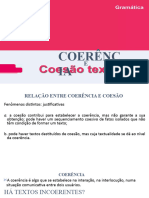 Coerência e Coesão Textual - Conteúdo e Exercícios 2º Anos