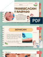 Electrodesecacion y Raspado