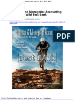 Financial and Managerial Accounting 4th Edition Wild Test Bank