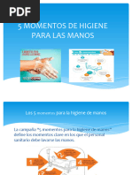 Higiene de Manos: 5 Momentos Clave | PDF | Lavado de manos ...