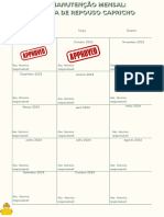 Planner Semanal Simples Geométrico Colorido PDF