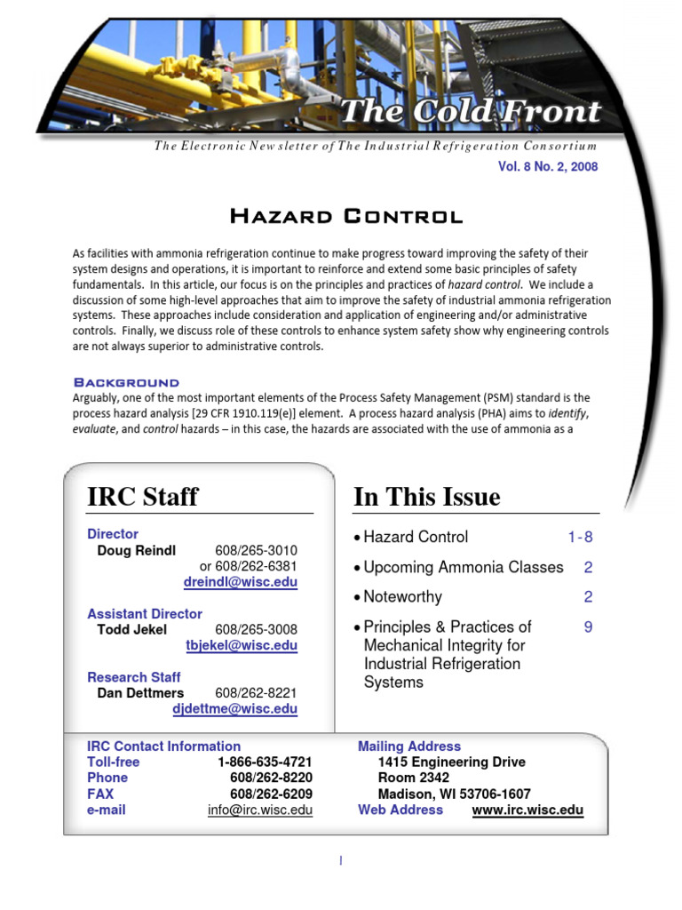Hazard control pdf valve pump