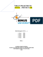 Format Laporan Akhir Praktikum Fisika BOL