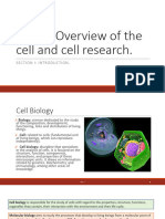 Unit 1. Origin and Evolution of Cells