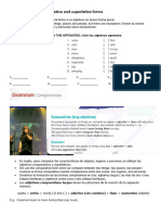 Comparative and Superlative Adjectives